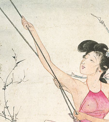 营山县-胡也佛的仕女画和最知名的金瓶梅秘戏图
